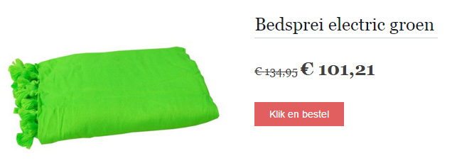 Afgeprijsd product