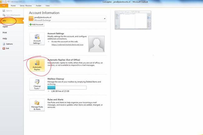 autoreply instellen met exchange autoreply instellen met exchange